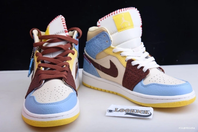 Rouge Jordan Fearless Air SE 1 Mid CU2803-200 Chateau x Maison 1021